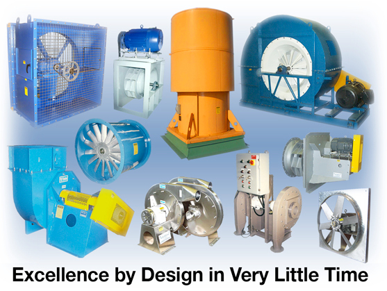 Fans and Blowers for Industrial Process 